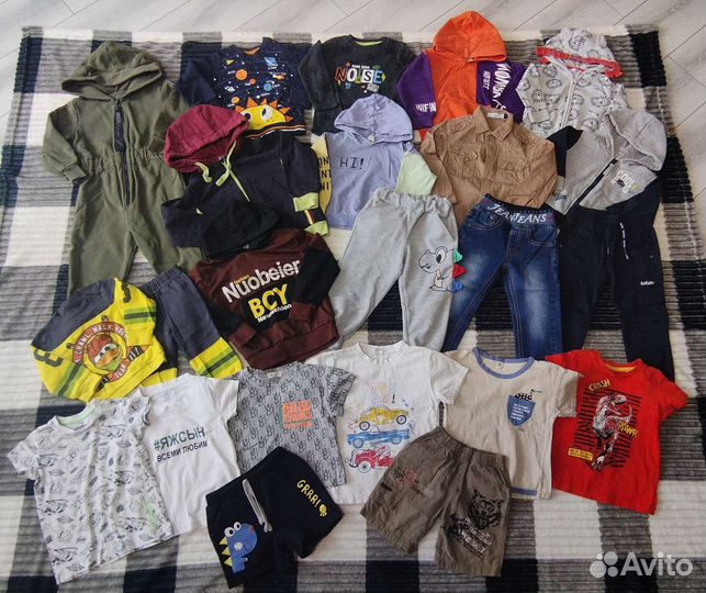 Детские вещи пакетом на мальчика 86 92
