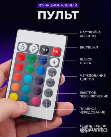 Светодиодная лента rgb с телефона