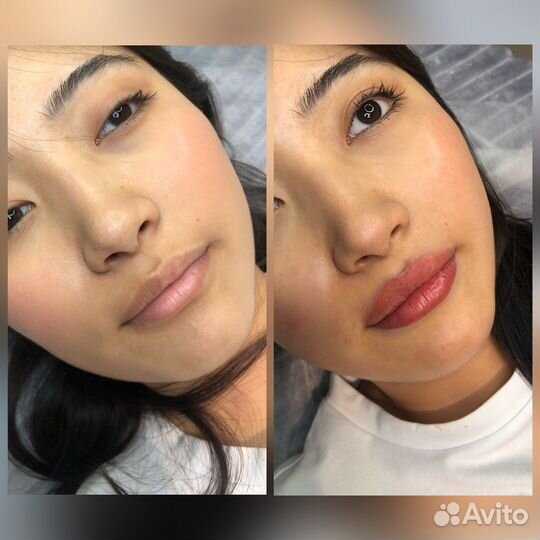 Перманентный макияж бровей, губ