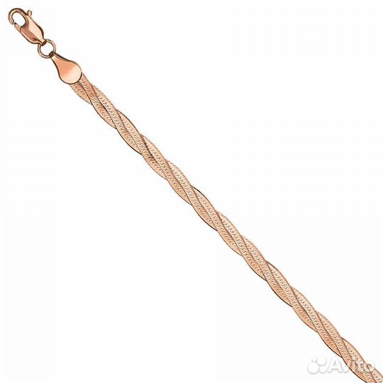 Цепь коса золотая 50р 17,96г 585 проба