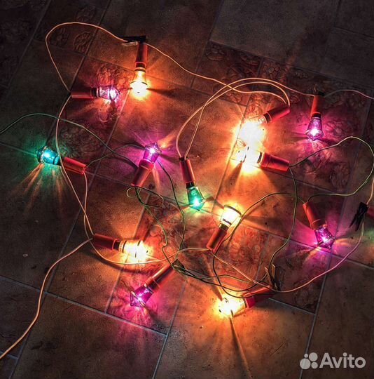 Ёлочная гирлянда СССР