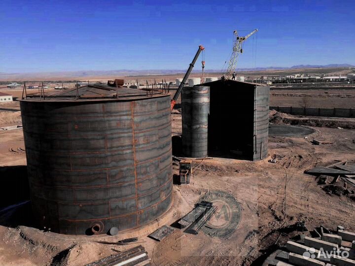Резервуар от завода 25 м3 и более. рвс