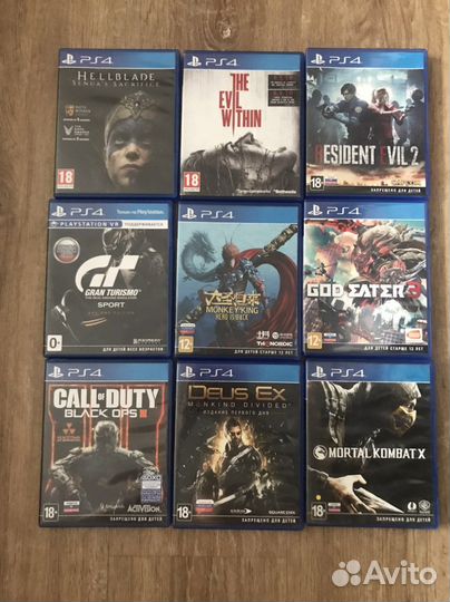 Игры ps4
