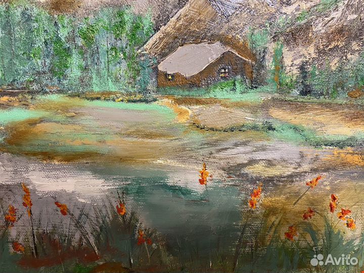 Горы маслом