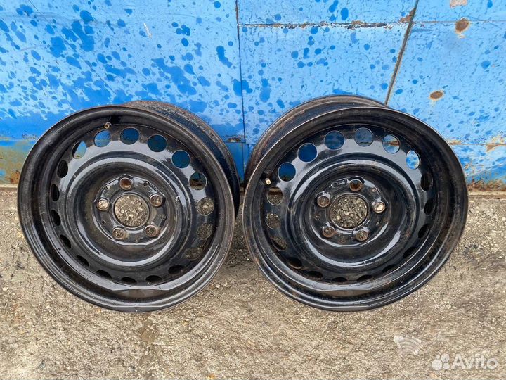 Штампованные диски Mercedes w126 R15 оригинал