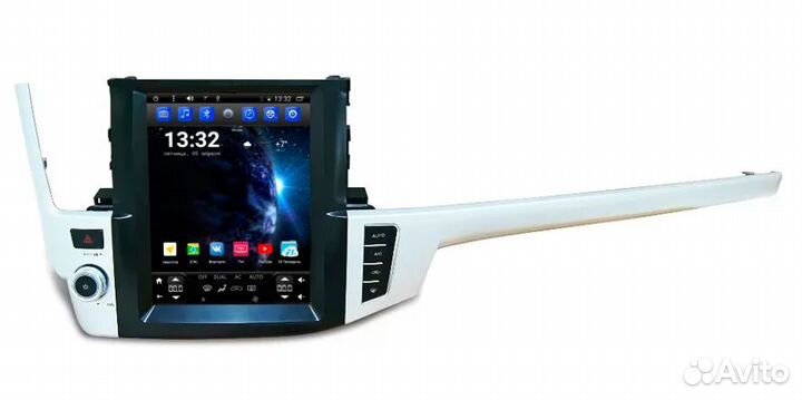 Магнитола в стиле Тесла для Toyota Highlander U50