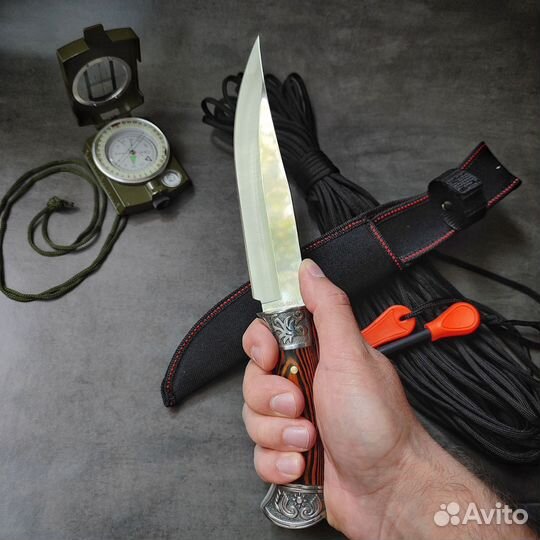 Нож туристический - Охотник с огнивом