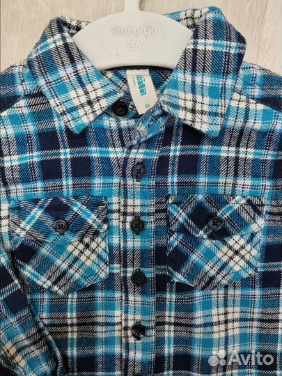 Рубашки на мальчика 80 86