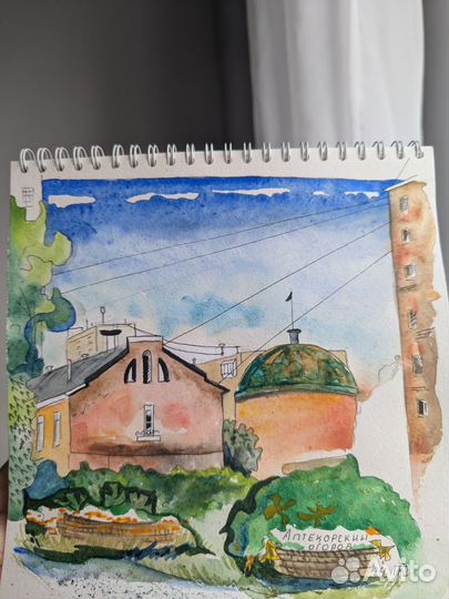 Аптекарский огород картина