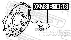 Цилиндр тормозной задний 0278-B10RS Febest