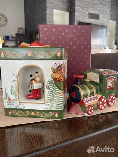 Villeroy boch музыкальная шкатулка новогодняя