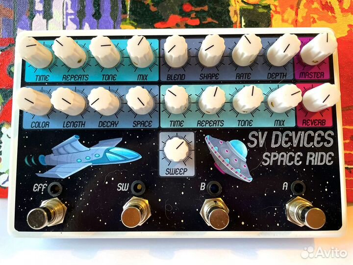 Гитарная педаль SV Devices - Space Ride (delay)