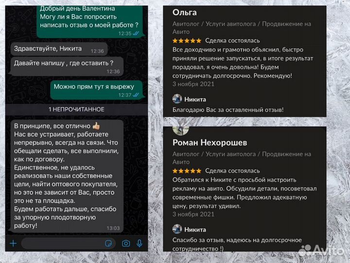 Услуги авитолога/помощь в продвижении авито