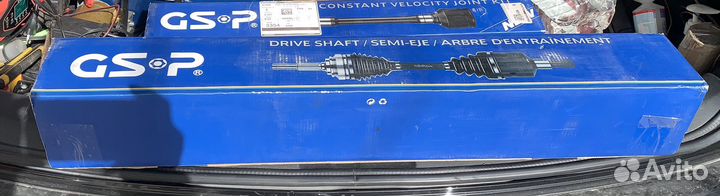 Шруз внешн и в внутрен в сборе с полуосью привод