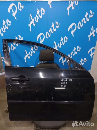 Дверь передняя правая Мазда 3 BK Хэтчбек черная