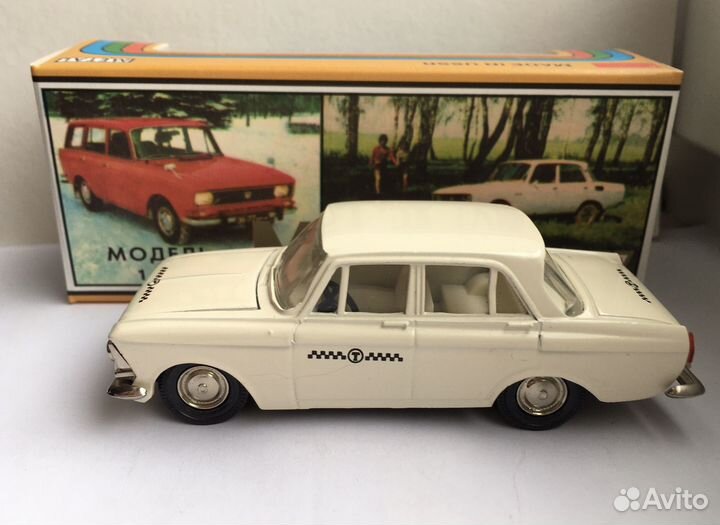 Москвич 408 А1 без ми такси белый