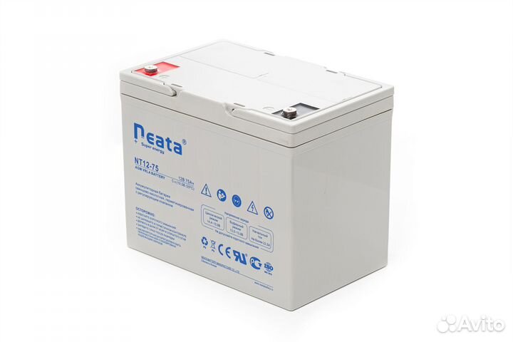 Аккумулятор Neata AGM 12V 75Ah для ибп