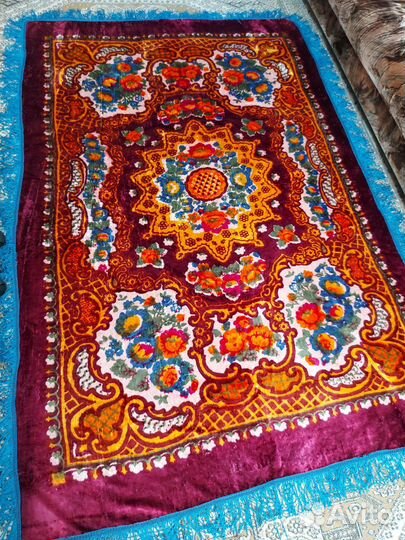 Плюшевый ковер, покрывало СССР