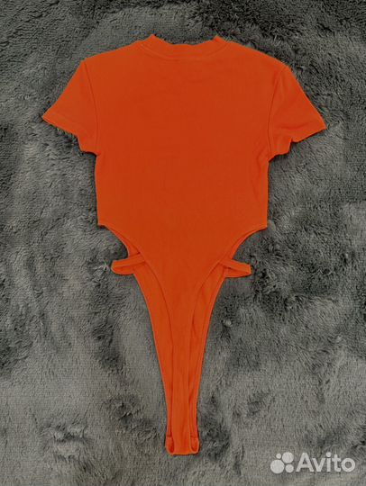 Боди женское оранжевое