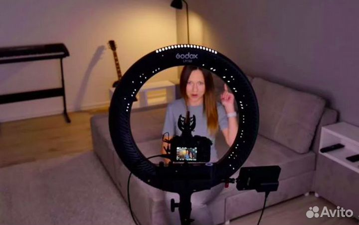 Профессиональная Кольцевая Лампа