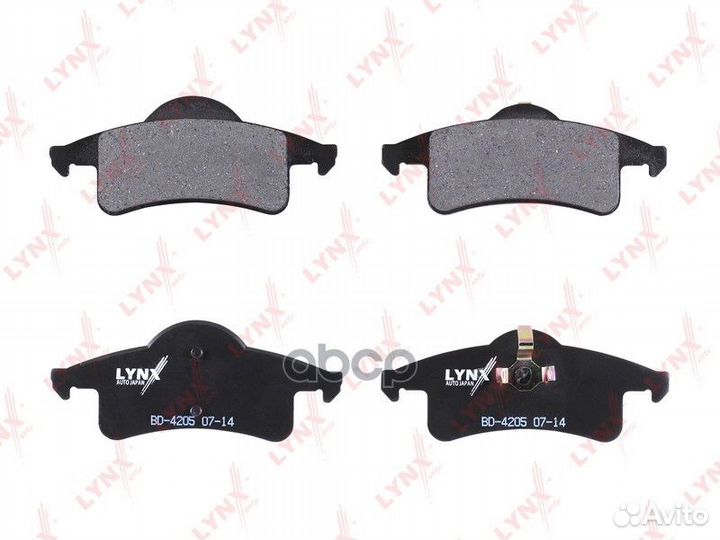 Колодки тормозные дисковые зад BD4205 lynxauto