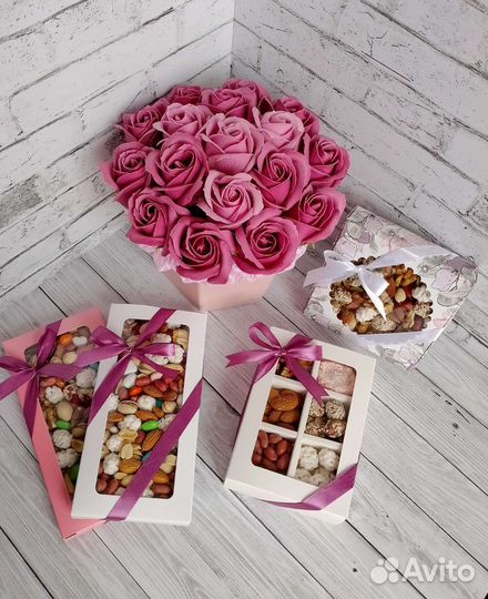 Набор мыльных роз