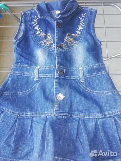 Джинсовый сарафан