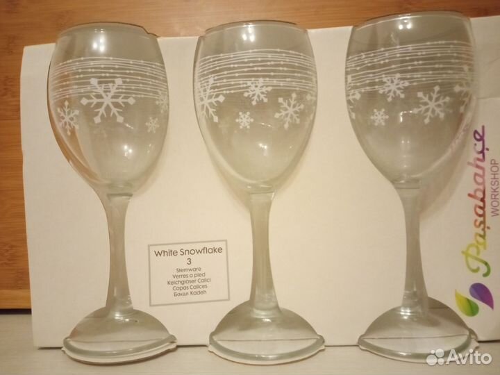 Фужер бокалы Снежинка