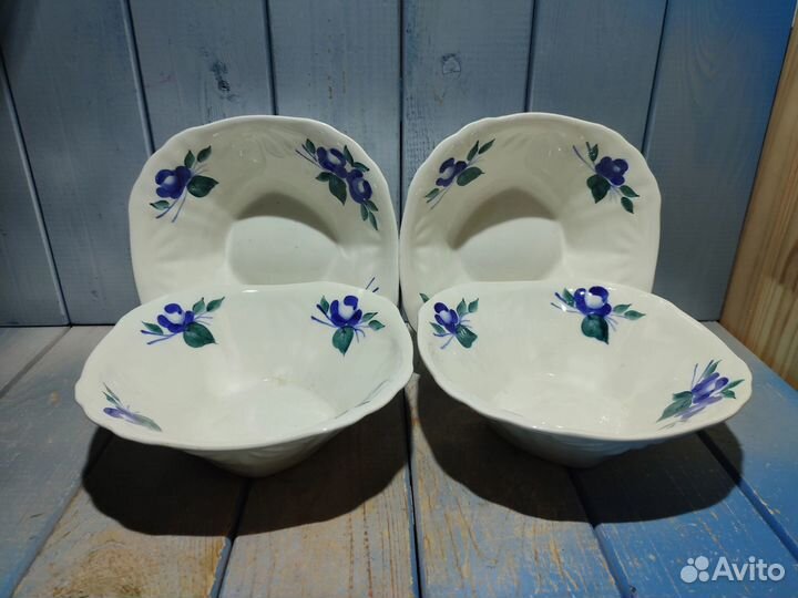 Салатники кфз Чайка, СССР 4шт