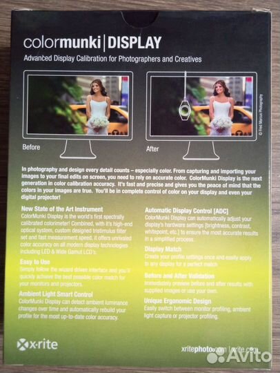 Калибратор x-rite colormunki display