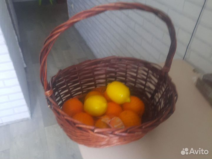 Корзина плетеная
