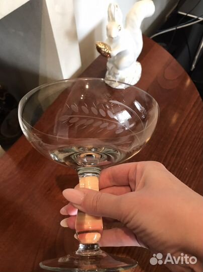 Вазочка стеклянная времен СССР