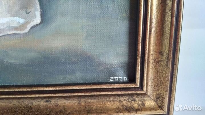 Картина маслом, 30х30, 