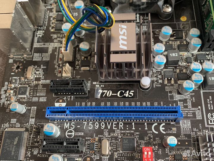 Процессор Athlon II X3 445 плата MSI 770-C45 am3