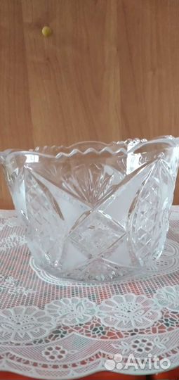 Ваза хрустальная разная бу