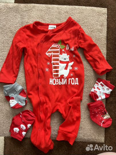 Боди новогодний