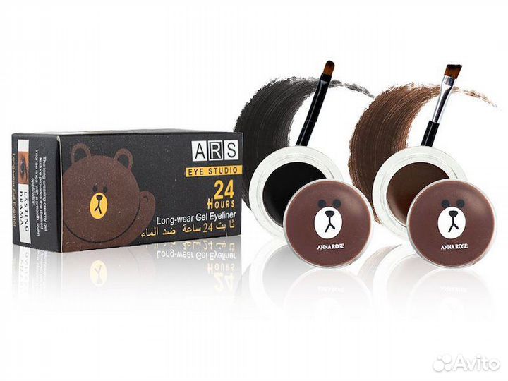 Стойкая подводка для глаз и бровей ARS Bear