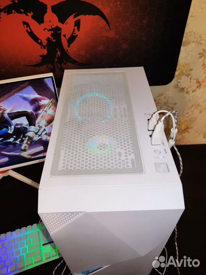 Игровой пк Ryzen 5 5500, RTX4060, 16 DDR4, SSD512