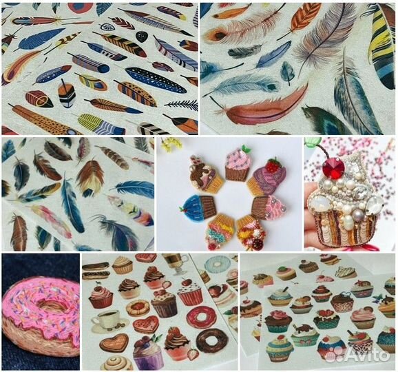 Набор для вышивания брошей бисером