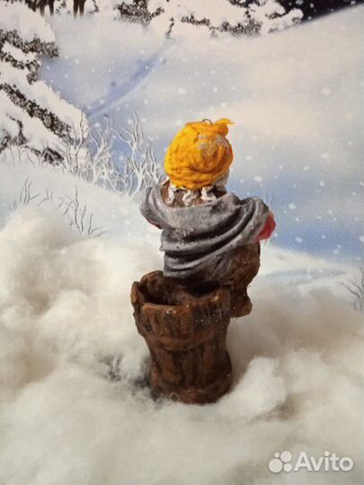 Ватная игрушка на ёлку 