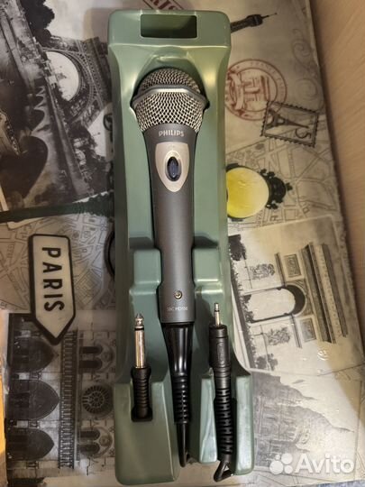 Микрофон Philips SBC MD150 + диск караоке