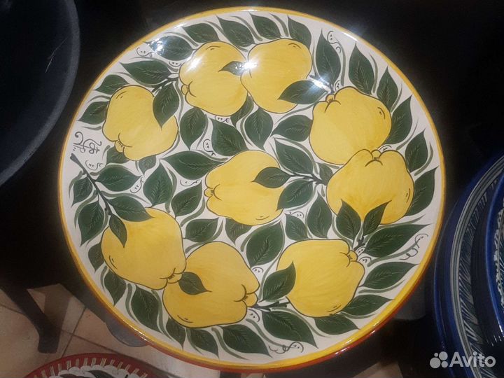 Узбекский ляган (Ручная роспись) 42 см