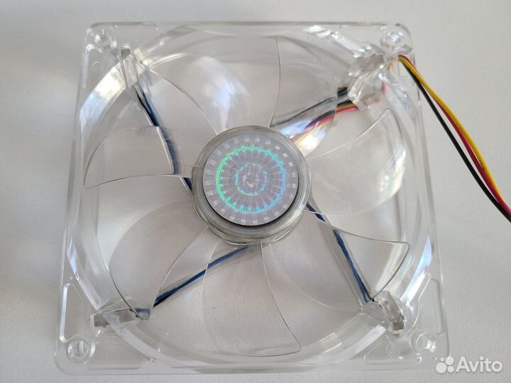 Кулер для корпуса пк с синей подсветкой 120 X 120