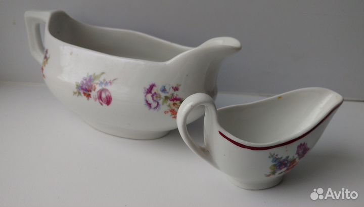 Соусник Дулево - 2 шт. 1950