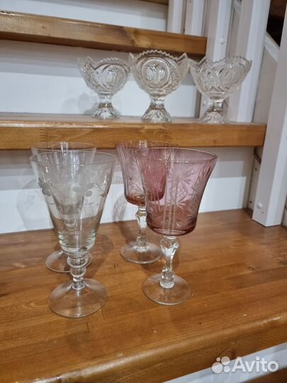 Хрустальные рюмки СССР
