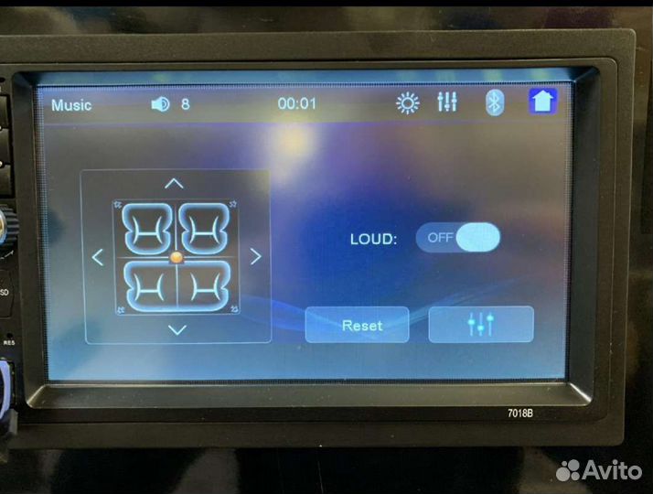 Автомагнитола 2 din 7 дюймов