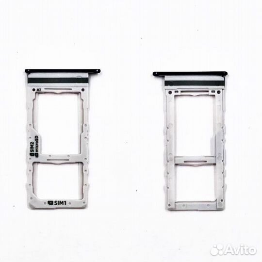 Контейнер SIM Samsung G985F (S20+) Черн