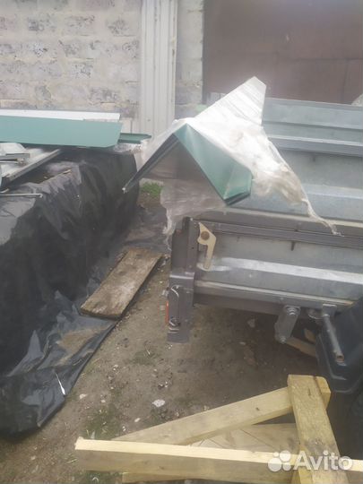 Ветровая планка, отлив, угол наружный, парапет