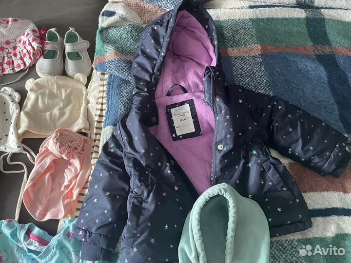 Детские вещи на девочку пакетом 86 92