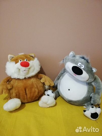 Игрушка плюшевая кот Fancy